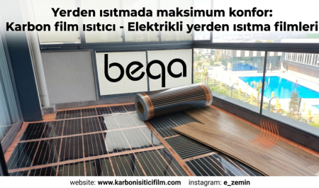 Parke altı ısıtma sistemi - Karbon film ısıtıcı